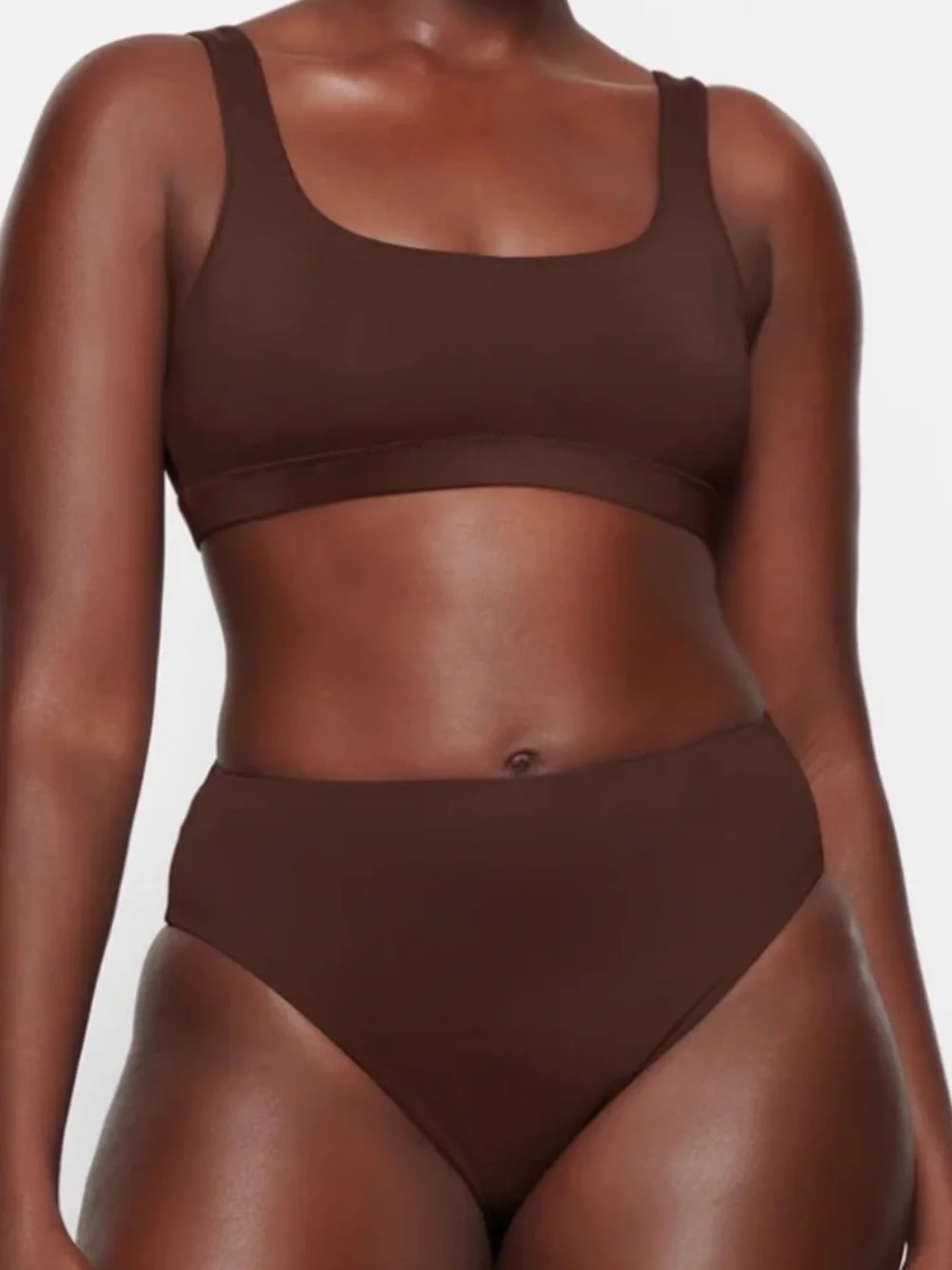 SKIMS signature swim mid waist bottom